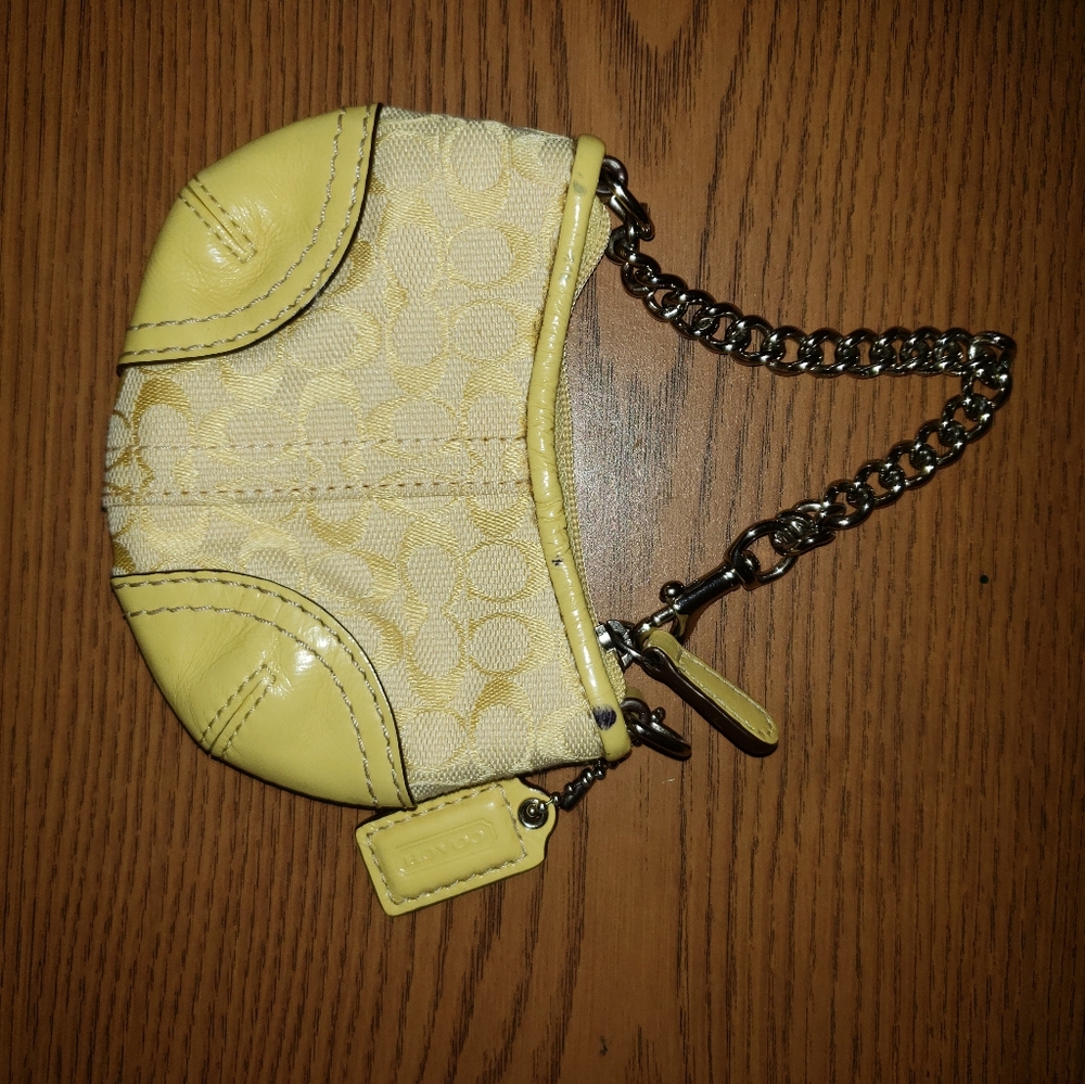 Coach change purse